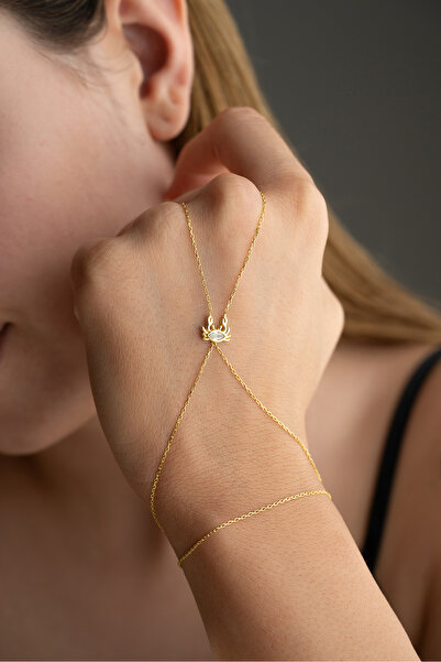 Silvano Jewelry 925 Ayar Gümüş Yengeç Şahmeran