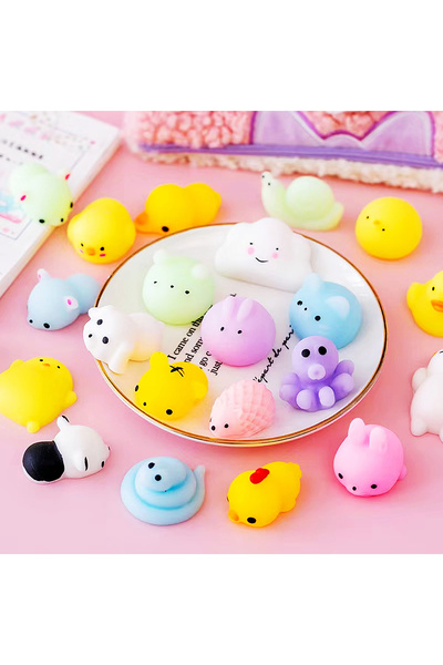 Choice 12 قطعة 12 قطعة ممتعة صغيرة من البلاستيك الناعم 50 نمطًا من ألعاب تخفي...