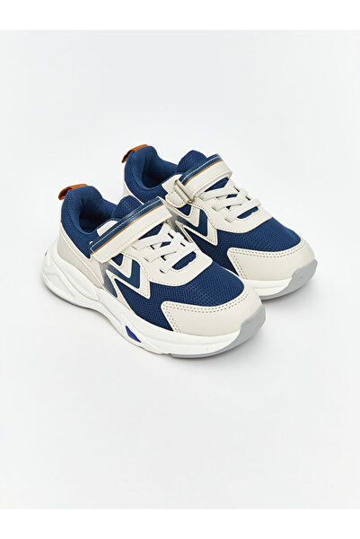 LC Waikiki Mavi Bağcık ve Cırt Cırtlı Erkek Bebek Spor Ayakkabı