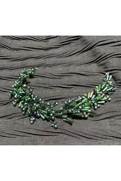 DesaAccessories Kristal Taşlı Gelin, Nişan, Kına, Düğün, Parti Tacı, Saç Akse...