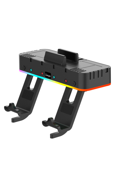Choice Black IPEGA PG-SW107 RGB Switch Wall Mount with Joy-Con Charger, Switch Holder for Nintendo Switch /