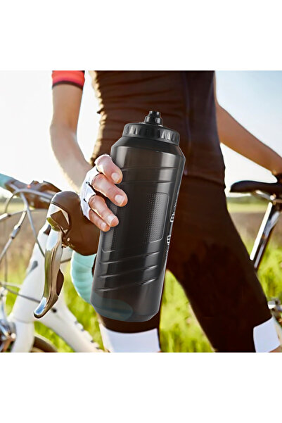 Choice 1000-1500ml Black Water Bottle 1L Squeezable Bpa Free Leakproof Cap Food Grade High Flow Kettle for