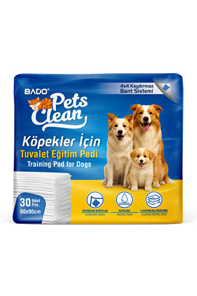 Pet's Clean Pets Clean Eğitim(Çiş) Pedi 30lu 60*90Cm 4'lü Paket