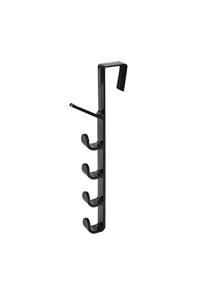 Choice Black 27x4.5cm Behind the Door Coat Hook Hanger behind the Door Cabine...
