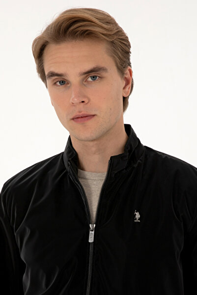 U.S. Polo Assn. Men's Black Leather Jacket 50317295-001