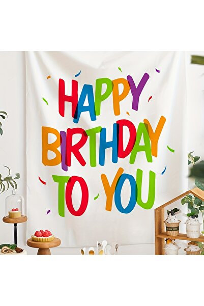Choice 40x60cm MULTI New Happy Birthday Background Tapestry Girls Boys Birthd...