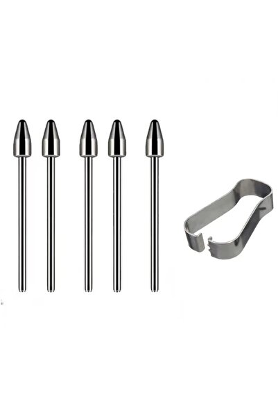 Choice 5 رؤوس قلم، مشبك واحد، بديل لرؤوس قلم اللمس المصنوعة من سبائك التيتاني...