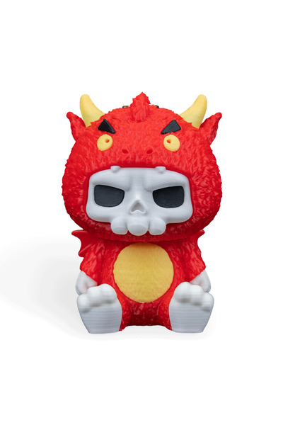 Figmentra مجموعة سكوبيز - سلسلة مفاتيح بتصميم ثلاثي الأبعاد لطيف مقاس 10 سم