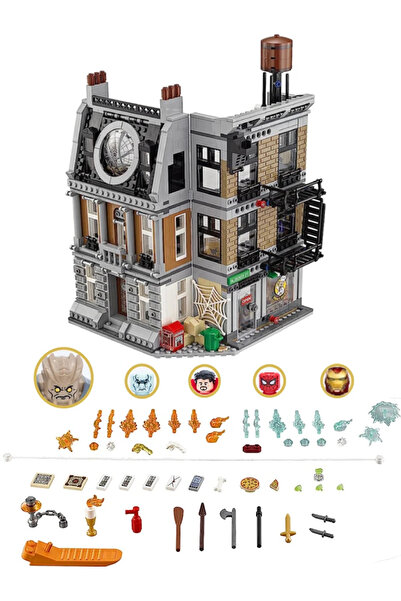 Choice كتيبات ورقية 76108 طوب وكتل مجموعة بناء نموذجية Sanctum Sanctorum، مجموعة أفلام قابلة للتجميع DI