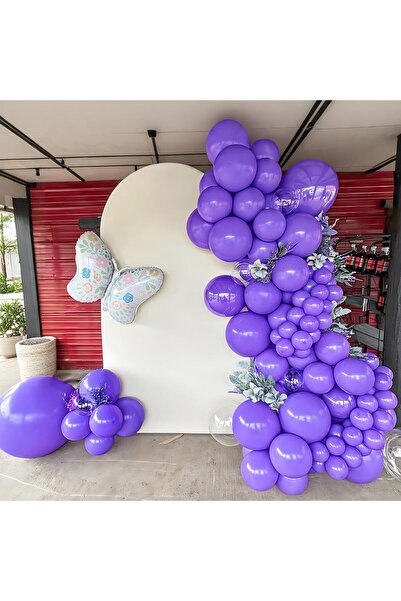 MACK PLUS 10’lu Lila Balon Seti – Romantik ve Zarif Dekorasyon