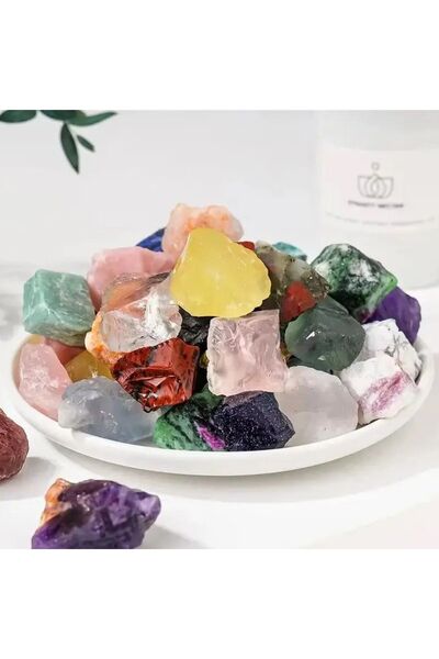 Choice 95-100 جرام 1 كيس عشوائي قطع كريستال خام طبيعية مختلطة كريستالات كوارتز خام متنوعة للشفاء