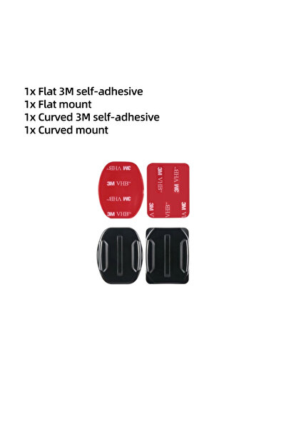 Choice مجموعة لمحول GoPro برغي J Hook لاصق ملصق قاعدة خوذة لمحول GoPro Hero 1...