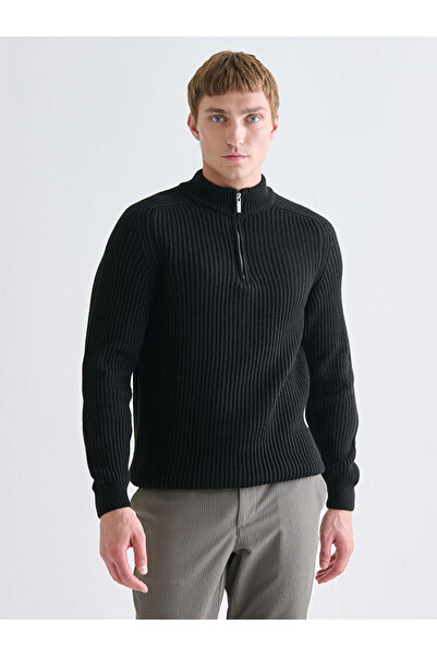 LC Waikiki Create Your Style from Uzg Store | Mock Neck Long Sleeve Men's Knitwear Sweater