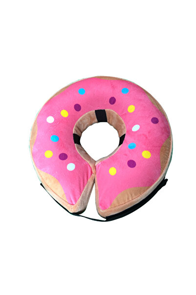 Choice طوق مخروطي قابل للنفخ للكلاب باللون الوردي لفترة النقاهة بعد الجراحة -...