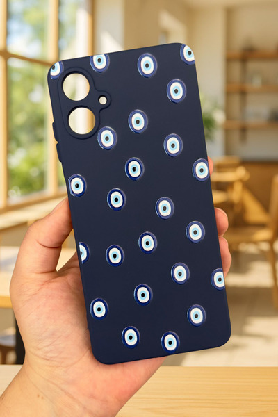 Vip Case Samsung Galaxy A05 Uyumlu Nazar Boncuk Desenli Silikon Darbe Emici K...