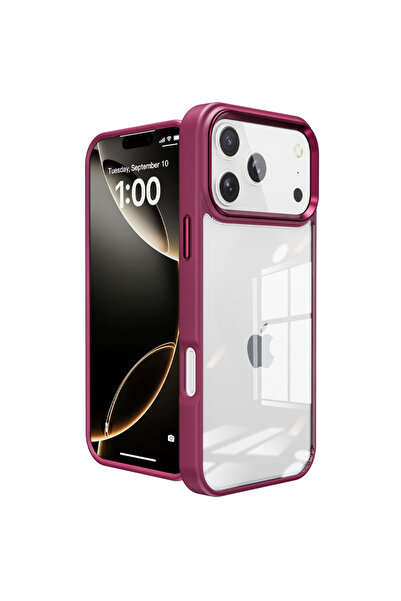 REDz Accessories Carcasă din sticlă pentru iPhone 17 Pro Max, protecție împot...