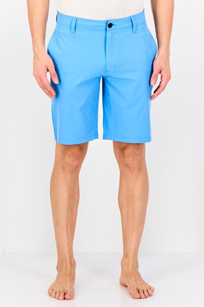 Hurley شورت سباحة رجالي بشعار العلامة التجارية، أزرق فاتح