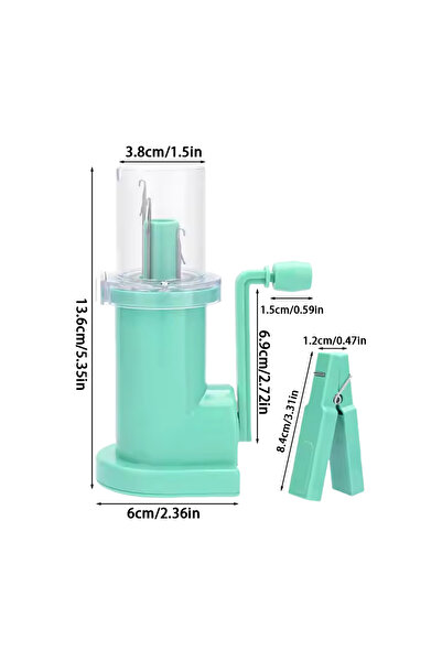 Choice1 green Portable Hand Knitting Machine Hand-Knitted Craft Bracelet Weav...