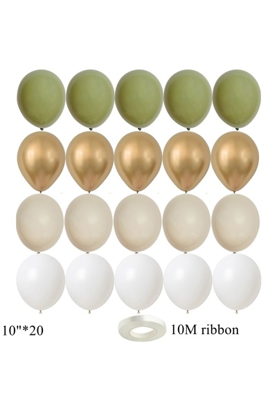 Choice كما تظهر الصورة 20 قطعة CRDG 32/40 بوصة بالونات خضراء عتيقة بالونات لا...