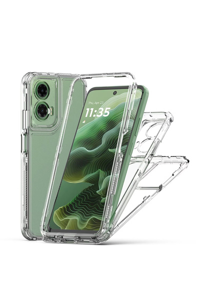 Choice جراب هاتف شفاف لهاتف Moto G85 5G، متوافق مع موديلات G85، G84، G82، G54...