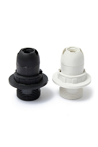 Choice1 حامل مصباح أبيض من نوع إديسون لولبي ES E14 M10، قاعدة تعليق وطوق غطاء...