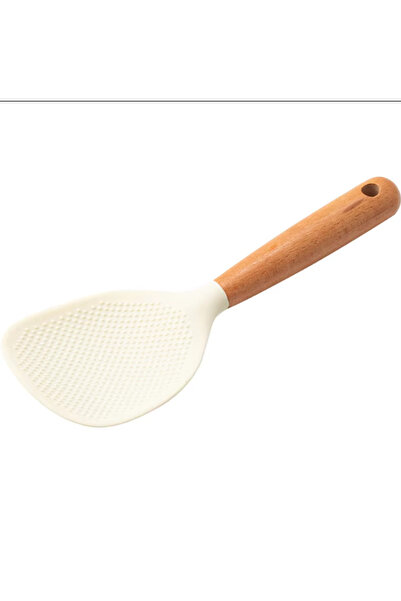 Choice white Silicone Rice Spoon, Silicone Spoon, Non Stick Cooking Spoon, He...