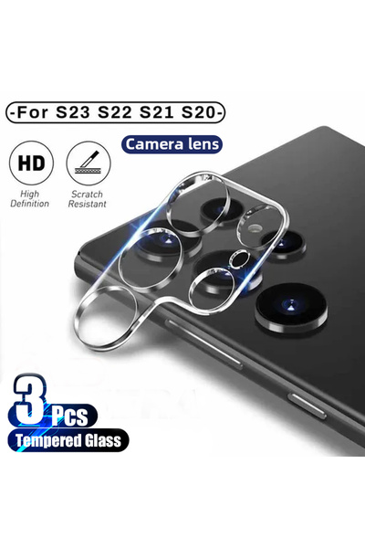 Choice S22 3Pcs Camera Protector Glass Lens For Samsung Galaxy S23 S21 S20 FE 5G S22 Ultra S23+ S21 Plus A5