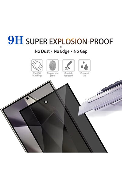 Choice1 فيلم زجاجي للحماية من التلصص 2 قطعة 1-2 قطعة لإلغاء قفل بصمة الإصبع لـ Samsung Galaxy S25 Ultra 5G S25Ul