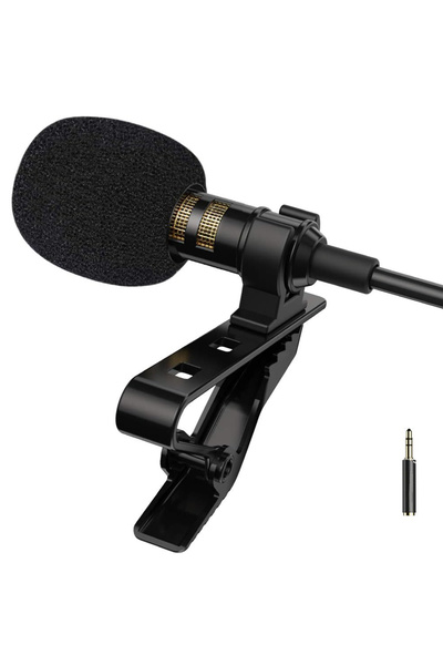 Choice ميكروفون لافالير 3.5 مم ميكروفون صوت لافالير ميكروفون مكثف متعدد الاتج...