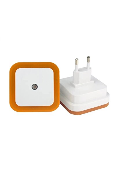 Choice مصباح ليلي LED لاسلكي أصفر بمستشعر ومقبس أوروبي مصابيح ليلية صغيرة مرب...