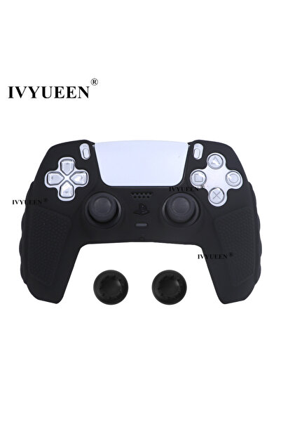 Choice غطاء حماية أسود من السيليكون السميك للغاية لجهاز تحكم بلاي ستيشن 5 من ...