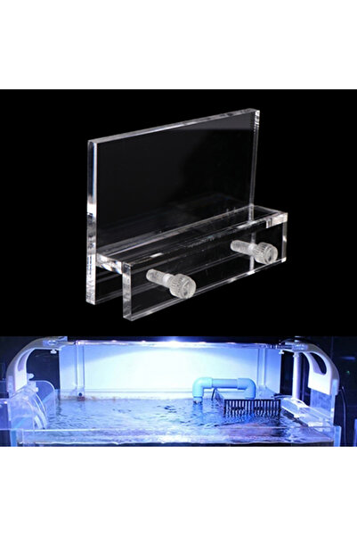 Choice حجم واحد 1 قطعة أكريليك شفاف حوض أسماك شفاف حامل مصباح LED تركيبات إضا...