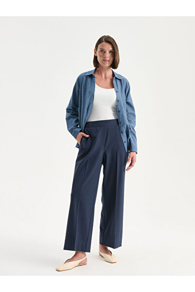 LC Waikiki Indigo Elastic Waist Women's Trousers