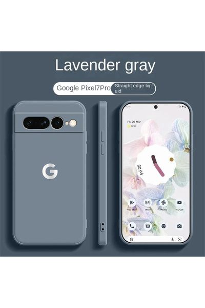 Choice GRAY For Pixel 6A Ultra Slim Liquid Silicone Phone Case For Google Pixel 10 9 Pro XL 8 7 6 A Pro Wir