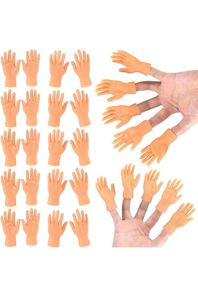 Choice 30 قطعة مختلطة 30 قطعة دمية أصابع مطاطية صغيرة للإصبع الصغير، أصابع يد...