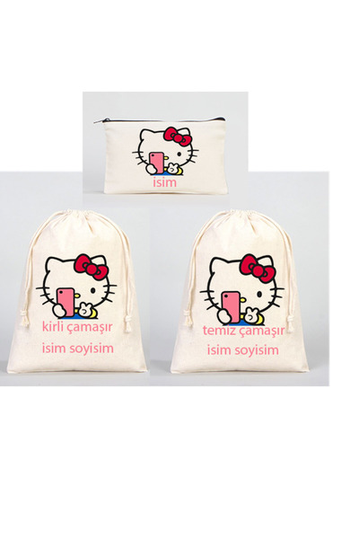 Boom town Suitcase Organizer Cloth Bag 3 Pcs