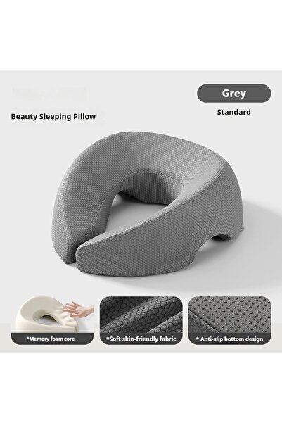 Choice 26x24x10 سم وسادة رمادية مقلوبة للأسفل وسادة مريحة للاستلقاء وسائد مسا...