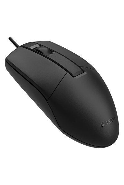 Universal A4 Tech Op-330S, Black, Silent, V-Track, 1200Dpi, 3 Buttons, USB Wi...