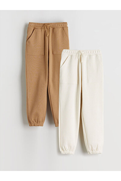 LC Waikiki Timeless Recommendations from Timeless Store | Elastic Waist Boys' Jogger Sweatpants, Pack of 2