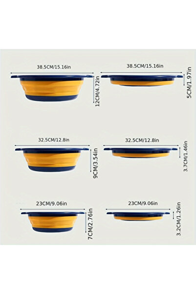 Choice small 1pc Portable Foldable Wash Basin, Drop Resistant and Pressure Resistant Travel Laundry Basin