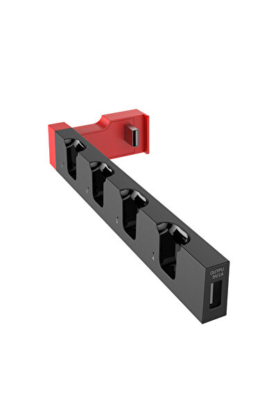 Choice محطة شحن Red Switch Joycon لـ Switch OLED - تشحن ما يصل إلى 4 أجهزة تح...