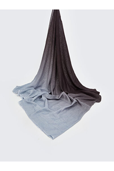 LC Waikiki Anthracite Basic Voile Women's Shawl