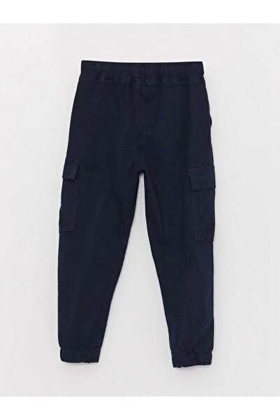 LC Waikiki LCW Kids Lacivert Rahat Kalıp Erkek Çocuk Jogger Kargo Pantolon