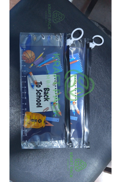 Kraftpack ŞEFFAF ,HALKA İLAVELİ SİYAH FERMUARLI KİLİTLİ POŞET 9X24-2 ADET