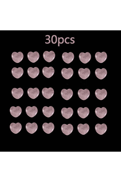 Choice 20X20X6mm روز كوارتز 30 قطعة 10/20/30 قطعة روز كوارتز قلب بلوري طبيعي ...