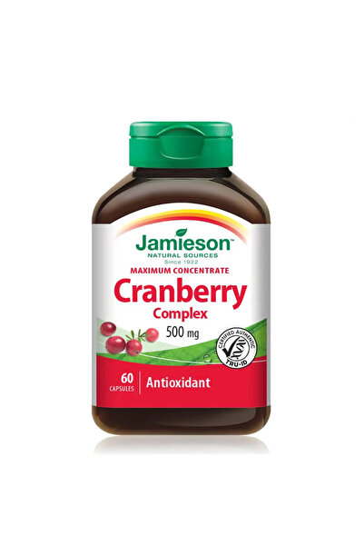 Jamieson Cranberry Pills 500 Mg 60 Capsules