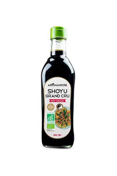 Aromandise Sos de soya Shoyu Grand Cru bio 480 ml,