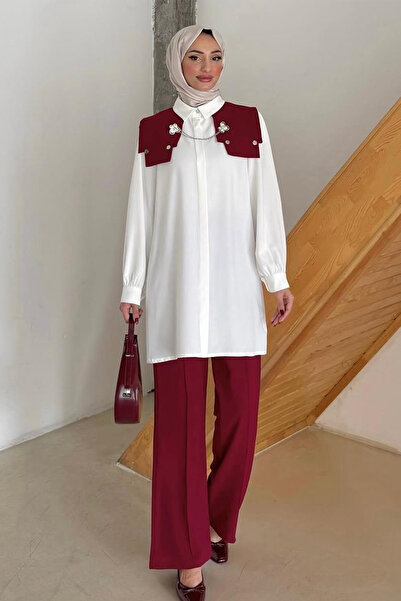 YAREN CLARA طقم كالينا بوردو مكون من قطعتين YRN-2138