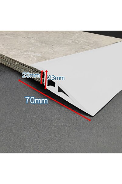 Choice white 1pc 1m/39.37inch Floor Threshold Transition Closure Floor Transi...