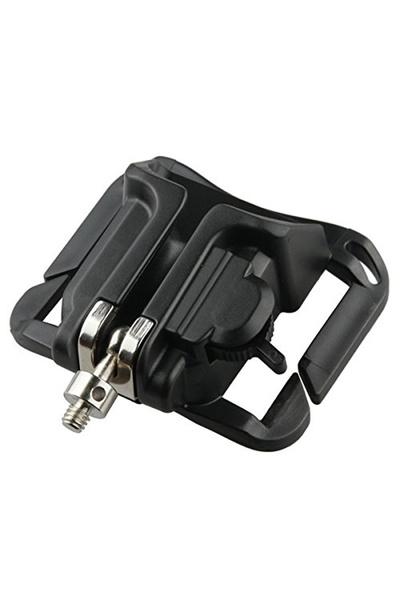 Choice حزام أسود سريع الحزام حزام الخصر مشبك زر التثبيت حقيبة كاميرا فيديو زر...